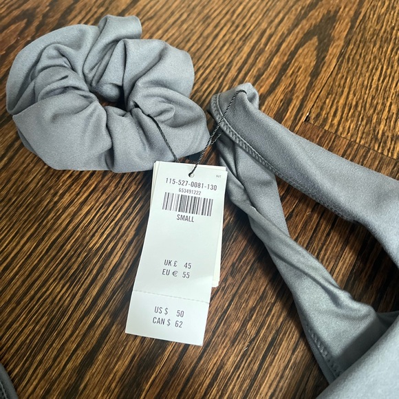 NWT! Tank, Legging, Scrunchie YPB Gray - Picture 5 of 5